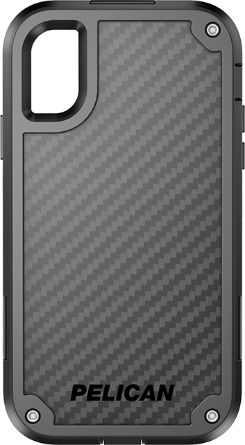Pelican Shield made with Kevlar Case and Holster - iPhone X - Black